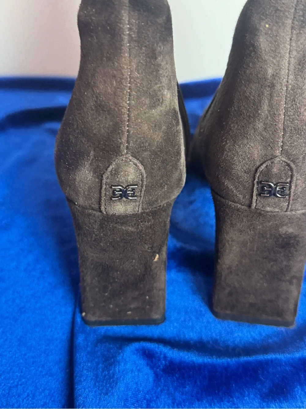 Sam Edelman Sylvia Knee High Chocolate Suede Boots - Picture 5 of 11